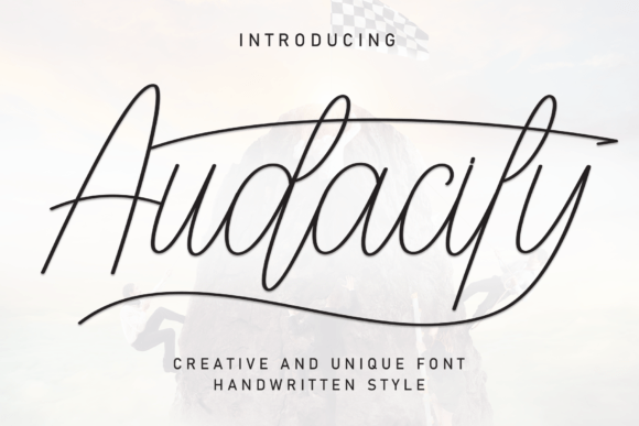 Audacity Font for Creative Design