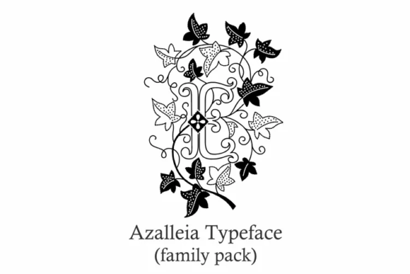 Azalleia Typeface Family Pack
