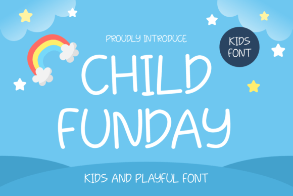 Child Funday Font for Business Branding