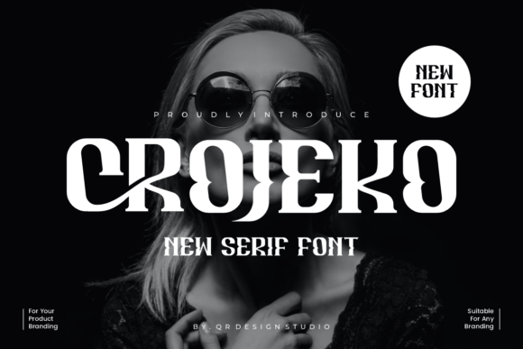 Crojeko: A Bold Serif Font for Creative Projects
