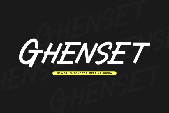 Ghenset Font: Bold and Elegant