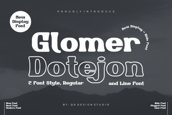 Glomer Dotejon: Bold Typography for Impact