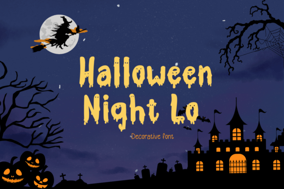Halloween Night Lo Font for Creative Brands