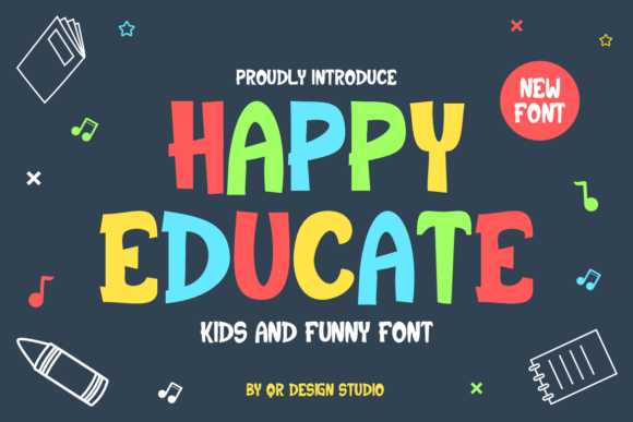 Happy Educate Font for Business Branding