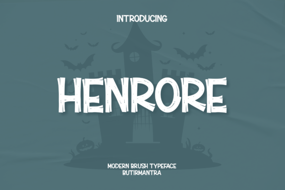 Henrore Font for Halloween Campaigns