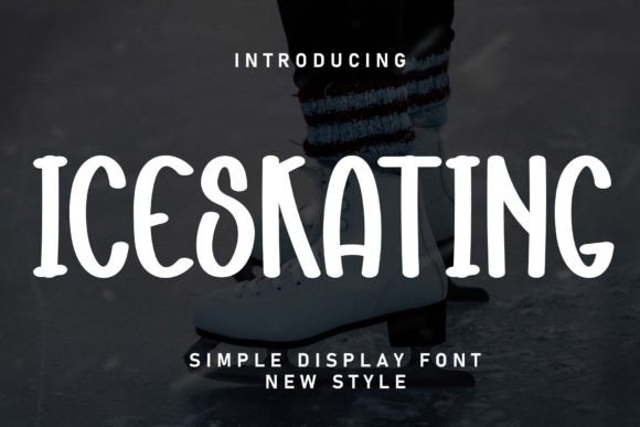 Iceskating Font: A Sweet Touch for Design