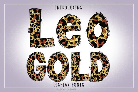 Leopard Gold Font for Bold Campaigns