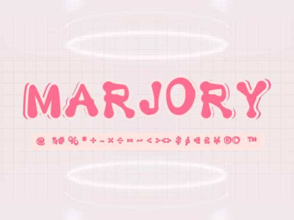 Marjory: A Retro Display Font