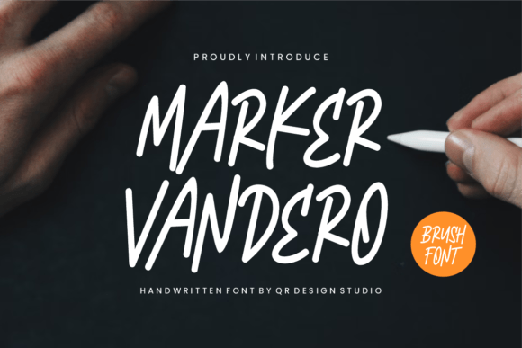Marker Vandero Font for Creative Makers