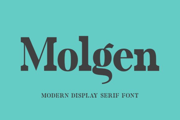 Molgen: A Serif Font for Bold Branding
