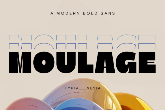 Moulage Font: Bold & Modern Sans Serif