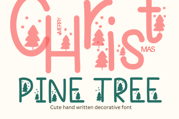 Pine Tree Font for Business Branding