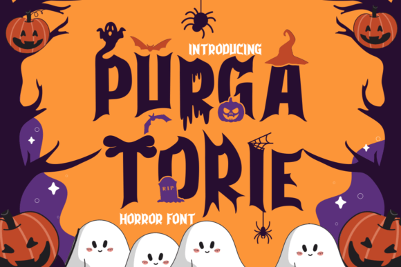 Purgatorie: Halloween Font for Editorial Design