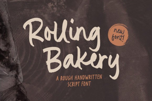 Rolling Bakery Font for Creative Projects