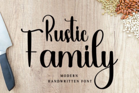 Rustic Family Font for Business Branding