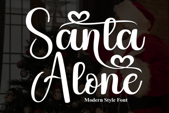 Santa Alone Font Review