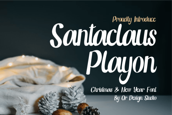 Santaclaus Playon Font for Business Branding