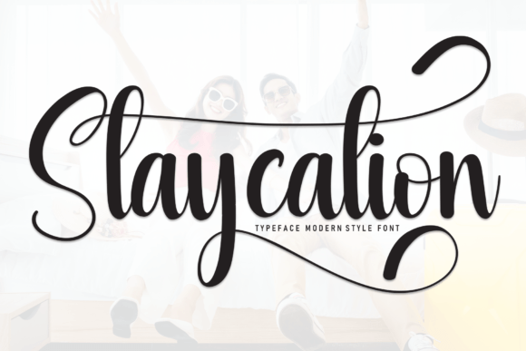 Staycation Font for Creative Projects