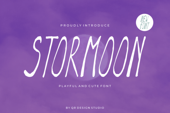Stormoon Font: A Sweet Handwritten Touch