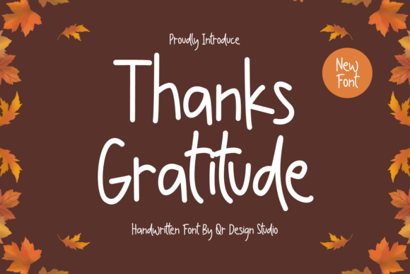 Thanks Gratitude Font for Creative Projects