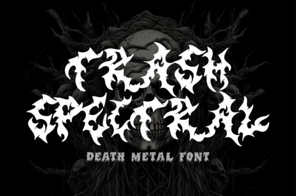 Trash Spectral Font