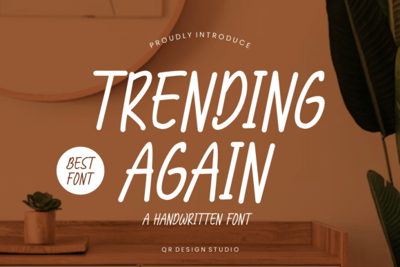 Trending Again Font for Business Branding