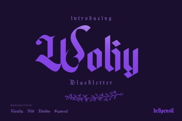 Woliy Font for Bold Web Design