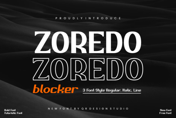 Zoredo Blocker: A Font for Clear Campaigns